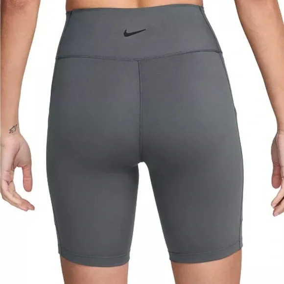 Nike Go Firm Support 8” High Rise InfinaLock Running Bike Pockets Shorts NEW - Picture 2 of 4